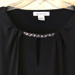 Liz Claiborne Tops - Liz Claiborne Black Long Sleeve Blouse Liz Claiborne Tops - Liz Claiborne Black Long Sleeve Blouse